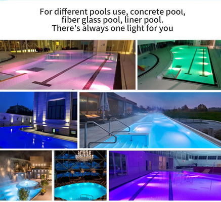 12V Kalınlaştırılmış RGB Renk Değişen Havuz Ampulü, Suya Dayanıklı Yüzme Havuzu Lambası